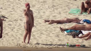 Long haired naturist friends love to get a total  tan-6