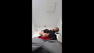 ShayUncut - Office cum - quick mirror solo before a meeting-9