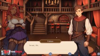 THE BEST SEX SCENE IN THIS GAME FUCKING A REDHEAD BRUNNETE - becoming a king-3