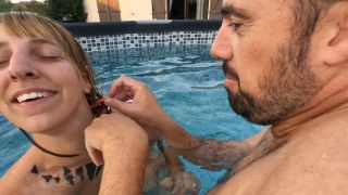 xxx video clip 36 He Suddenly Takes My Bikini Off To Fuck Me In The Swimming Pool Good Girl And Dad [Onlyfans] (FullHD 1080p), satin fetish porn on old/young -3