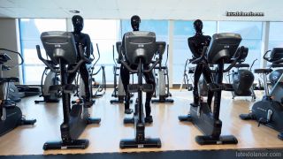 LatexLolaNoir - Rubber Drones at the Gym Quick View Porn ...-3