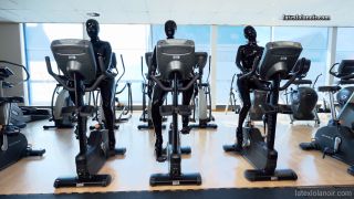 LatexLolaNoir - Rubber Drones at the Gym Quick View Porn ...-5