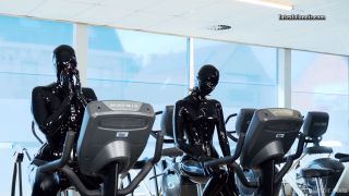 LatexLolaNoir - Rubber Drones at the Gym Quick View Porn ...-6