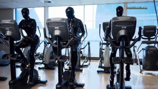 LatexLolaNoir - Rubber Drones at the Gym Quick View Porn ...-7