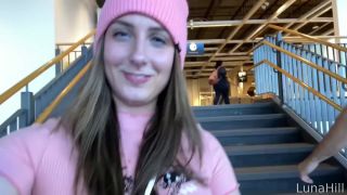 Luna Hill - Cumwalk And Facial In IKEA - Teen-9