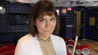 Extra Horny Brunette Gets Caught Watching Porn & Fucks Her Big Dick Nei-1