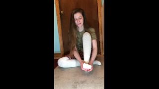  footiesfeets  Sock Strip Tease Aren t these socks so dang cute I, footiesfeets on feet porn-2