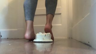 porn video 41 goddessmonica00w  Crushing cake .. per your request on feet porn japanese foot fetish-1