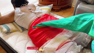 Hot 365 Couple - Desi Romance in Saree - Hottest Sensual Massage - Big Ass and Leg Massage - Moaning and Dirty Talk-3
