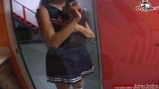 Petite 18Yo Teen With Small Tits Pick Up For A Hot Car Fuck.-0