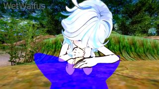 Wet Waifus - Furina Public Sex in the Forest - Genshin Impact Hentai-1
