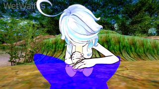 Wet Waifus - Furina Public Sex in the Forest - Genshin Impact Hentai-2