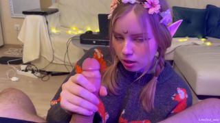 Cute Elf-Girl Sucking Big Cock - Pornhub, Yuiwoo (FullHD 2021)-8