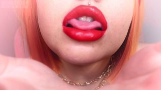 online xxx video 7 cnc fetish femdom porn | Miss Bijoux – Big Red Lips | lip fetish-2