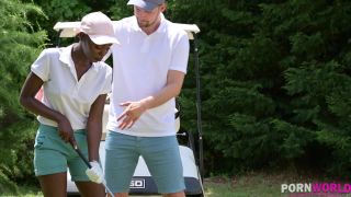 Zaawaadi – Zaawaadi Gives Her Asshole to Golf Coach… Black!-2