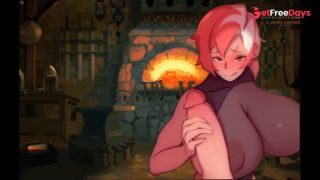 Hot Blacksmith Lady Gives Warrior a Vicrtory Handjob And Rough Sex - 9 - Sexena Arena Tales-2