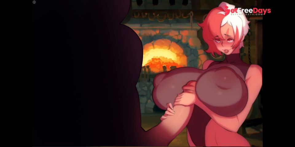Hot Blacksmith Lady Gives Warrior a Vicrtory Handjob And Rough Sex - 9 - Sexena Arena Tales