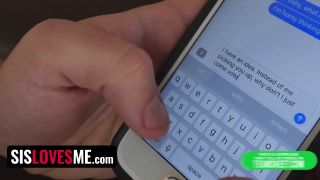 Sislove  creepy stepbro and his friend take turns fucking blin....-4