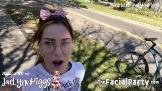 adult video 24 JaeLynn Piggs First Ever Cum Walk!!! – The Facial Party, underwater fetish collection on femdom porn -5