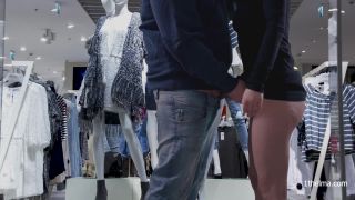 Risky Quick Public Handjob in a Crowded Shopping Mall - Handjob-5