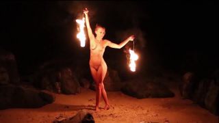 Mistress Alana - Nude Fire Dancing(Femdom porn)-0