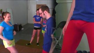 The guy gets kicked in the balls a lot.-2