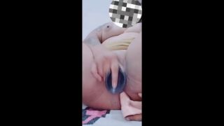 Lesbian Squirt Lot of squirt to my Double dildo-7