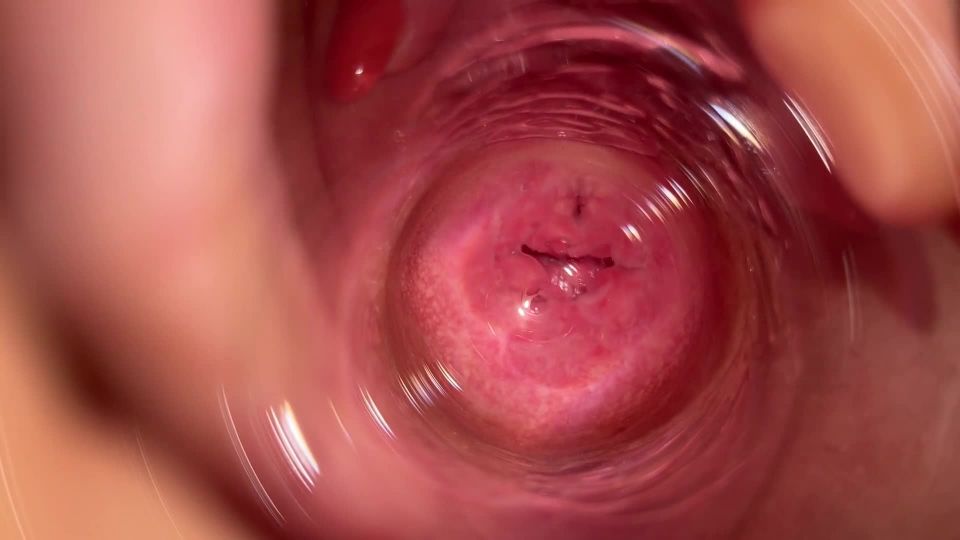 Cute PussyCamera deep inside Mia's vagina