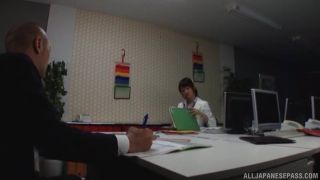 Awesome Nanami Kawakami Asian office lady entices a cumshot Video Online Teen-0