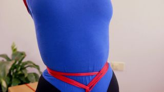 free adult video 9 Mina - Blue Thong Bodysuit [Full HD 339.3 MB] | bondage | femdom porn anal rape bdsm-3
