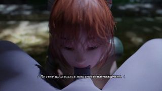 Hentai Uncensored blind girl gives penis massage with her little feet.female voice-6