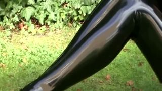 adult video 1 navel fetish porn masturbation porn | Lilly Roma – Black latex dress | masturbation instruction-5