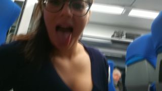 Stranger Jerked And Suck Me In The Train 1080p-9