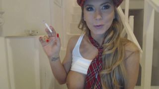 Dorothy Black - Schoolgirl smoking - Smoking-4