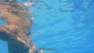 Underwater somersaults and double boob  slip-9