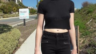 free porn video 10 fetish friendly femdom porn | Walk at Local Park - Semi Sheer Top - k2s.tv | hidden camera-6