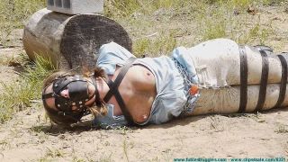 FutileStruggles_The Vigilante Turns His Attention Towards Rachel Outdoor Leather Bondage 3-3
