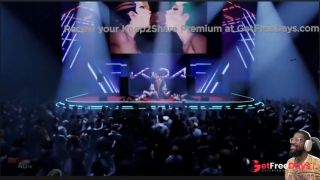 KDA Orgy On Stage, Beautiful Thicc Ass Sombra Riding A Cock, Panam Sucks The Tip-1