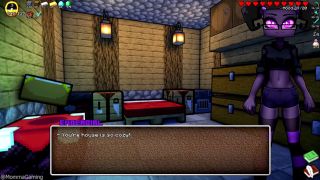 Ffm In Threesome HornyCraft Updates - Monster Girls Threesome - Minecraft Parody Sex Scenes-7