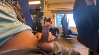 fetish Stranger Masturbate And Blow Me At Train Pornhub Com  Handjob_Collection_POV -3