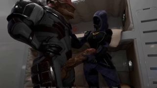 Paranormal S pussy met her XXXL cock. Action Galaxy Hentai Game-1