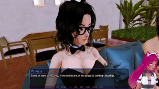Hd Porn VTuber LewdNeko Plays Harem Hotel Part 48-0