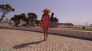 Watch Free Porno Online – Katya Clover in progulka city peach dress CITY WALK ,  on teen -4