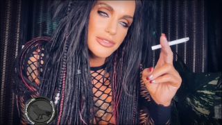 Mistressravenfd - Smoking With My Strap - On - Handpicked Jerk - Off Instruction - Smoke fetish-4