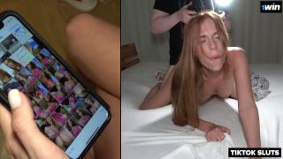 Tik Tok Sluts - FROM TIKTOK TO CUM SLUT - Redhead Influencer Loves It ROUGH - Holly Molly - Rough-8