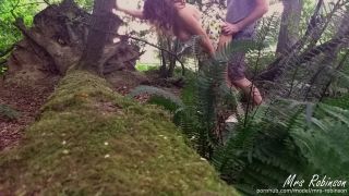 Couple Having Public Sex In The Woods From Voyeur Pov 1080p-4