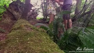 Couple Having Public Sex In The Woods From Voyeur Pov 1080p-6