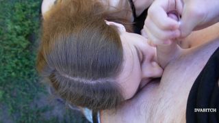 Dvabitch - POV Blowjob und gesichtsbesamung im freien 1080P - Amateur-9