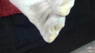 clip 44 Dirty Scrunched Tube Socks, black girl foot fetish on feet porn -7