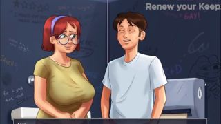 hot desi bhabi and dever make seen part 6 in summertime saga-8